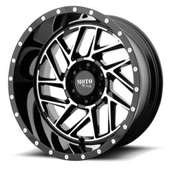 MO985 Gloss Black-Machined Wheel 20"x9" 94-18 Dodge Ram 1500 - Click Image to Close